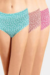 Incare High Rise Full Coverage Hipster Panty (Pack of 3) - Multicolor — thumbnail 1